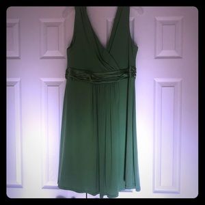 Clover Green Bridesmaid Dress in Chiffon